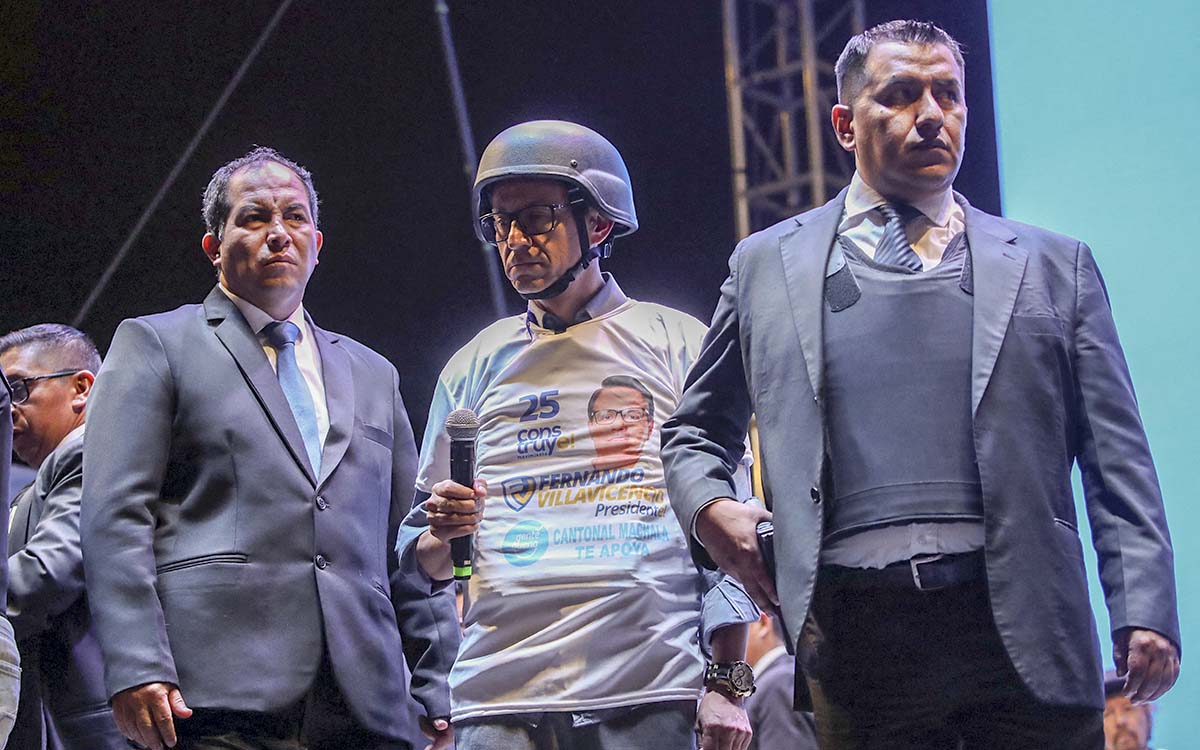 Ecuador: Candidato sustituto de Villavicencio denuncia amenaza de muerte