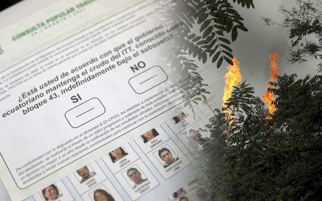 Ecuador decide en un histórico plebiscito detener una explotación petrolera en la Amazonía
