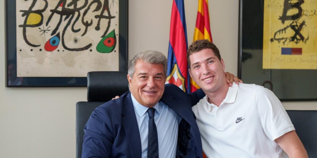 El Barça presenta oficialmente a Joel Parra