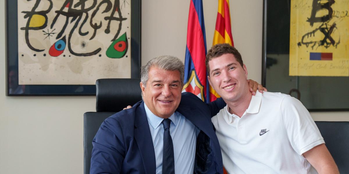 El Barça presenta oficialmente a Joel Parra