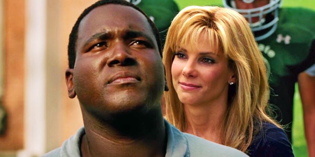 El actor Michael Oher de The Blind Side defiende a Sandra Bullock en medio de una batalla legal entre figuras de la vida real