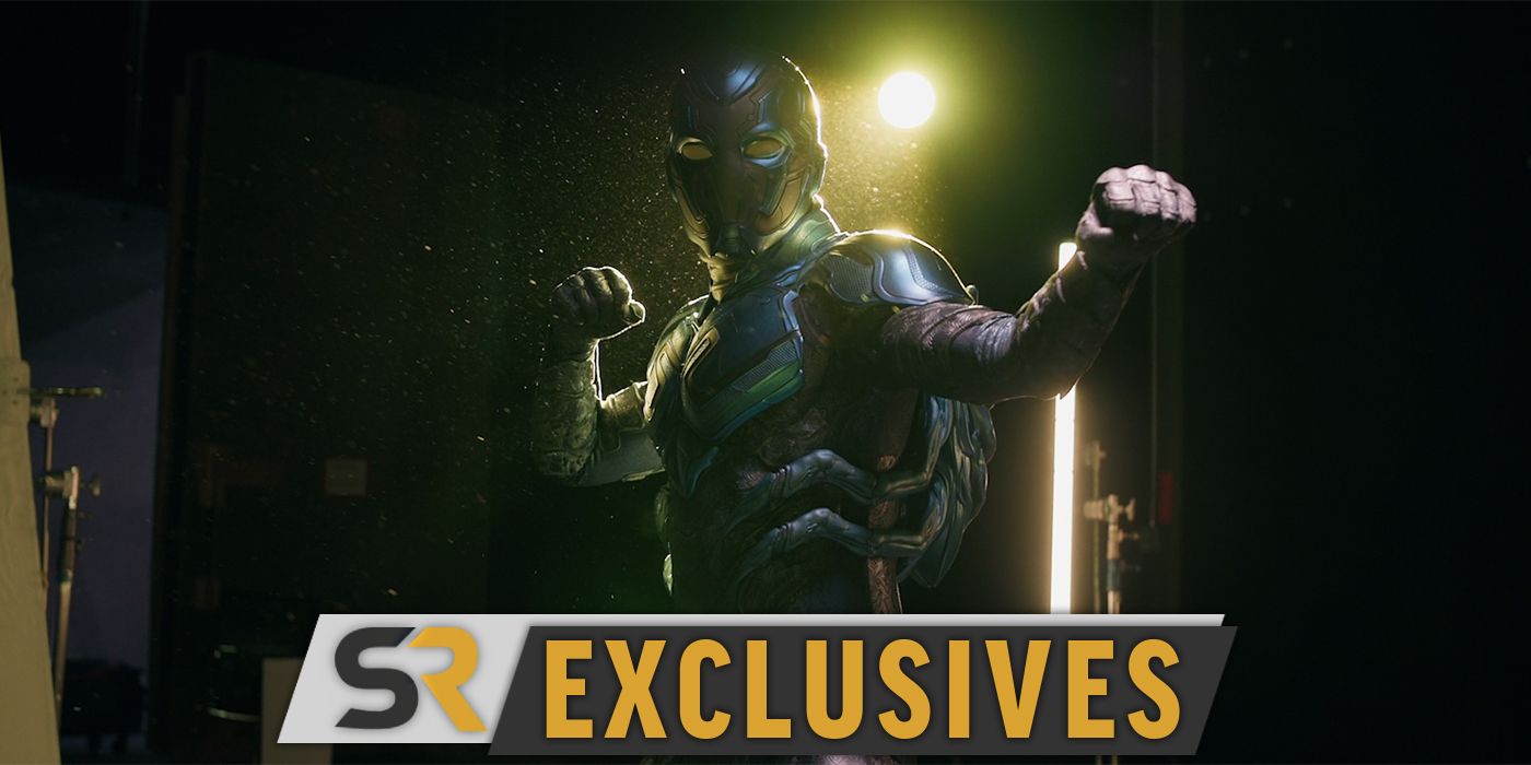 El clip de Blue Beetle BTS encuentra a Xolo Maridueña y Becky G llevando las películas de DC al siguiente nivel