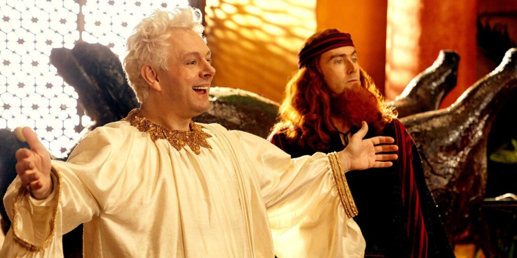 El cosplay de Good Omens muestra a Crowley y Azirafel coquetos con intercambio de género