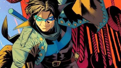 El nuevo disfraz de Nightwing obtiene una magnífica exhibición en un rediseño con temática pirata