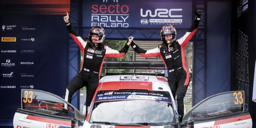 Elfyn Evans no falla y se corona en el Rally de Finlandia