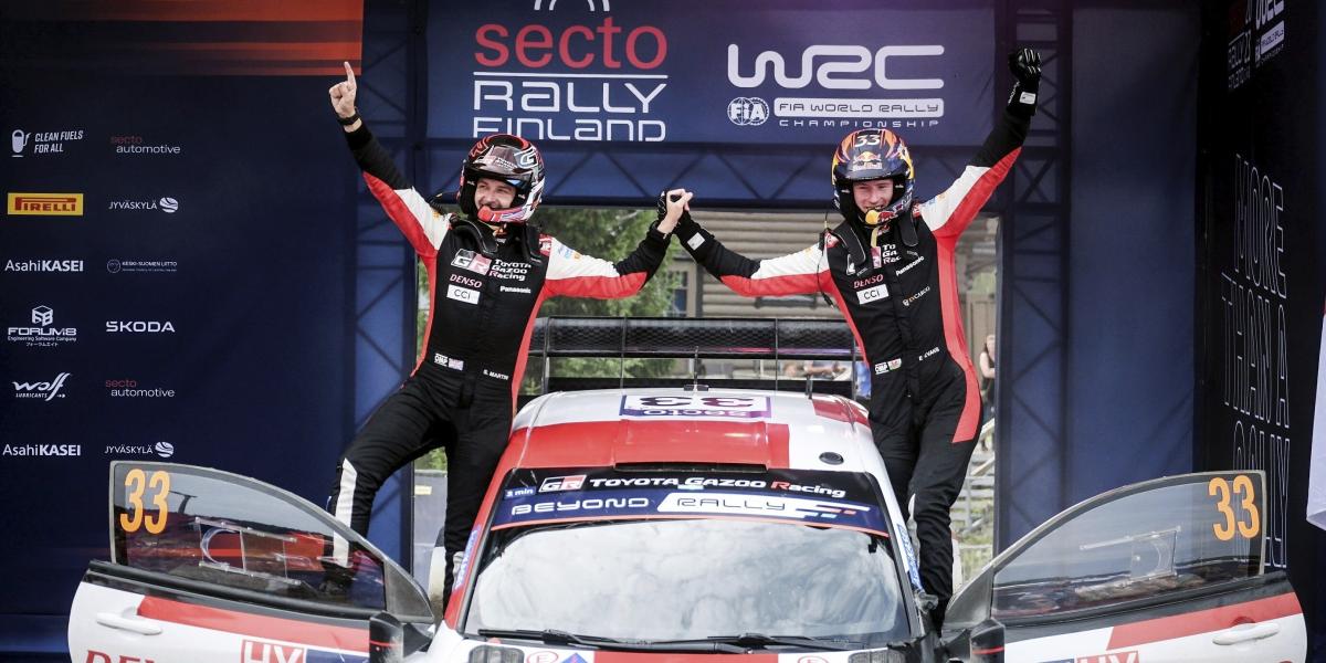 Elfyn Evans no falla y se corona en el Rally de Finlandia