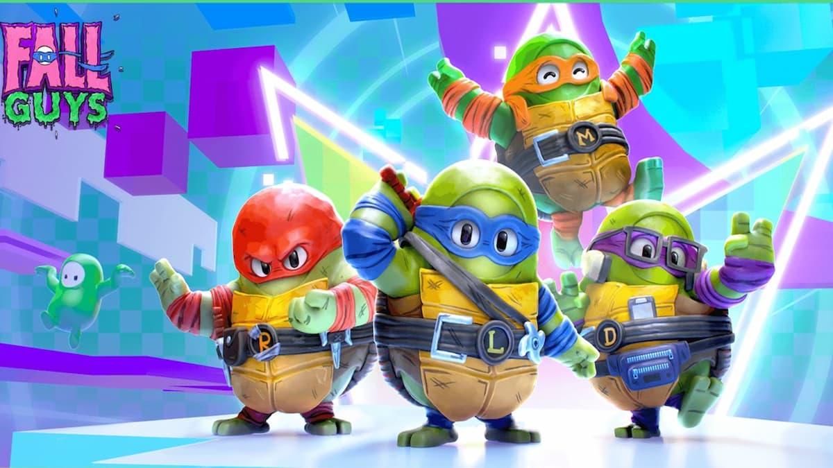 Fall Guys revela el crossover de las Tortugas Ninja mutantes adolescentes
