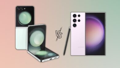 Galaxy Z Flip 5 vs. Galaxy S23 Ultra: ¿Qué buque insignia de Samsung es el mejor?