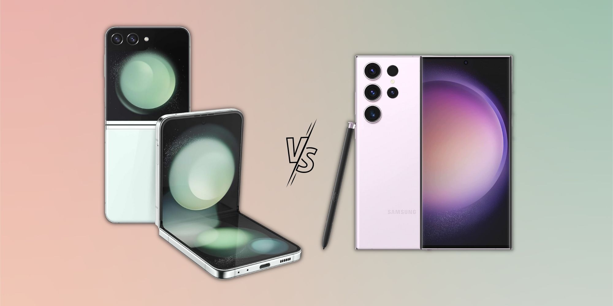 Galaxy Z Flip 5 vs.  Galaxy S23 Ultra: ¿Qué buque insignia de Samsung es el mejor?