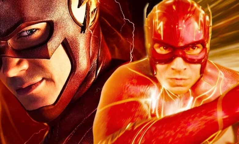 Grant Gustin derriba a Barry Allen de Ezra Miller en la edición de video Flash