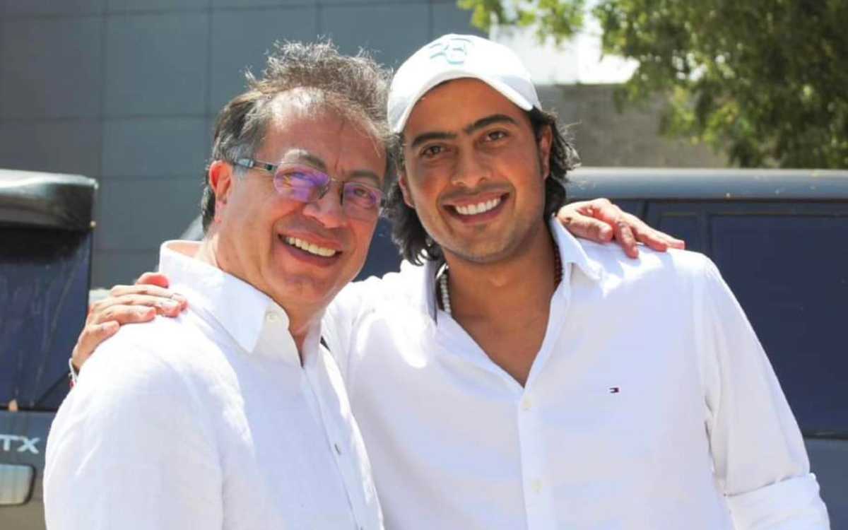 Gustavo Petro visitó por primera vez a su hijo, acusado de lavado de dinero