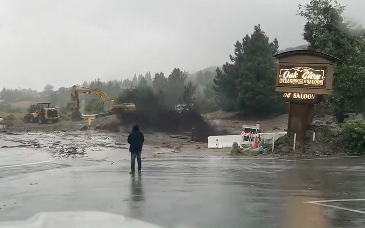 'Hilary' se debilita a ciclón postropical tras batir récords de lluvias en EU