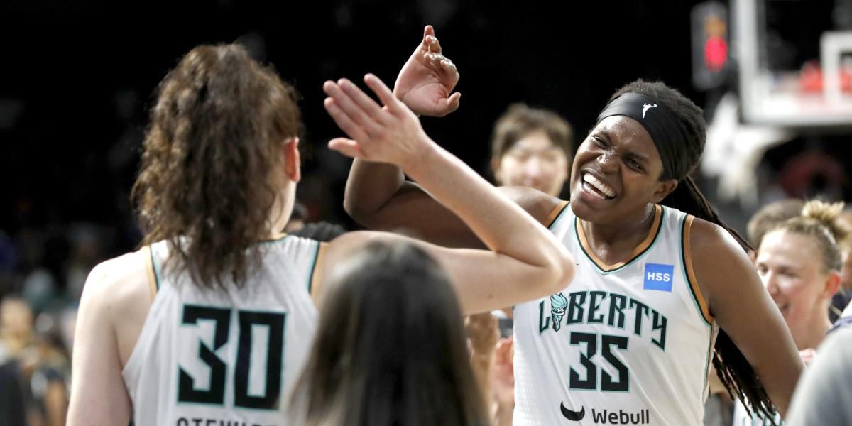 Jonquel Jones lidera a las New York Liberty a la victoria en la Commisioner's Cup