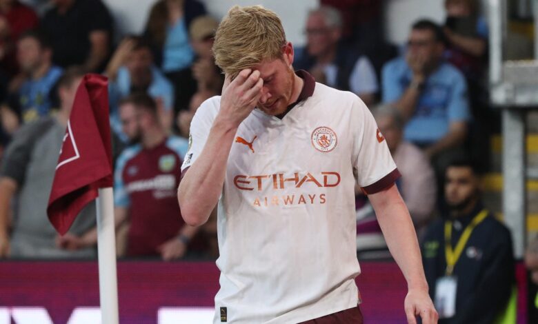 Kevin De Bruyne estará cuatro meses de baja