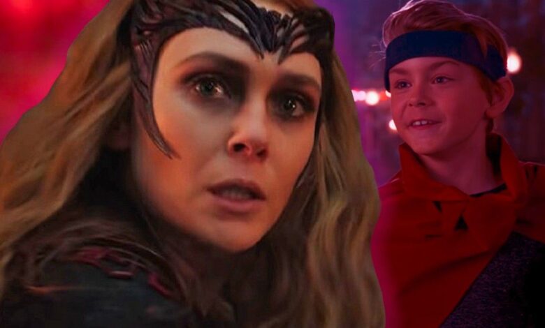 La Bruja Escarlata resucitó y se reunió con su hijo en un impresionante arte multiverso de MCU
