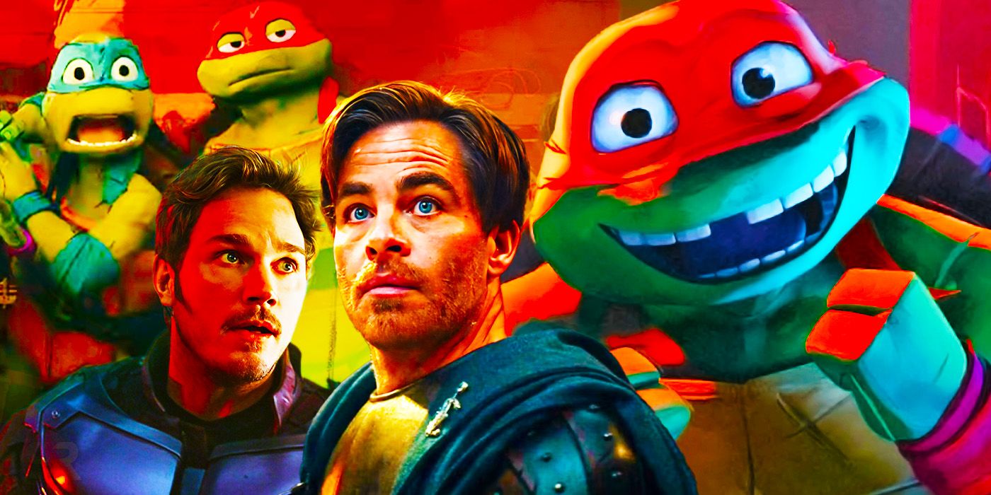 La competencia “Best Chris” de Hollywood está resuelta… por TMNT Mutant Mayhem