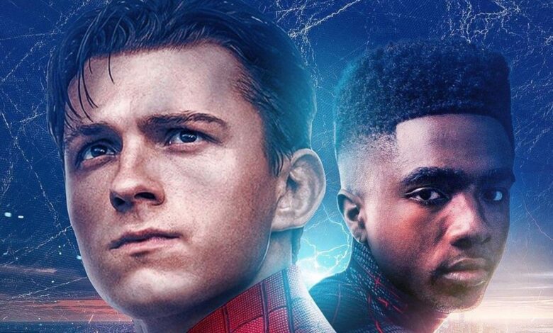 La estrella de Stranger Things se convierte en Miles Morales de acción en vivo en Spider-Man 4 Fan Poster