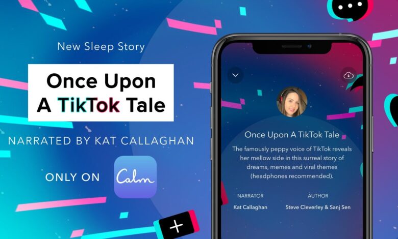 La nueva Sleep Story de Calm está narrada por el locutor de texto a voz de TikTok