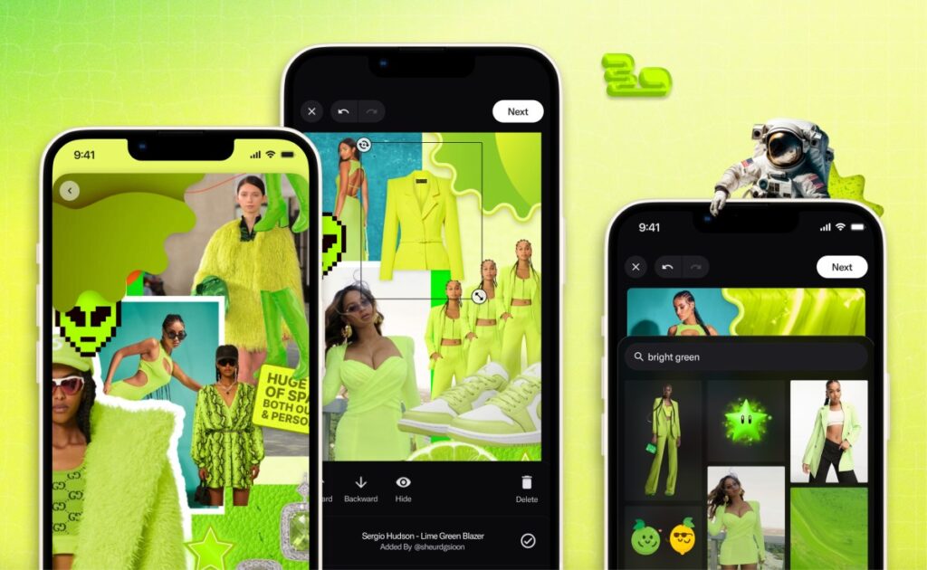 Landing, una plataforma para hacer moodboards virtuales, lleva sus herramientas de creación al móvil