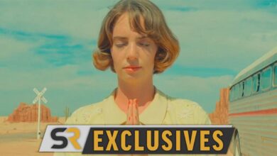 Las estrellas de Asteroid City Maya Hawke y Rupert Friend publicitan el lanzamiento digital de la película de Wes Anderson