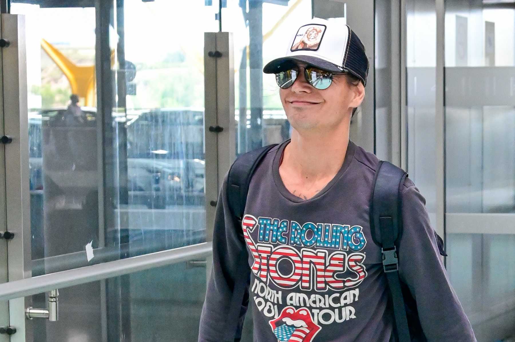 Julio José Iglesias en el aeropuerto de Madrid-Barajas / Gtres