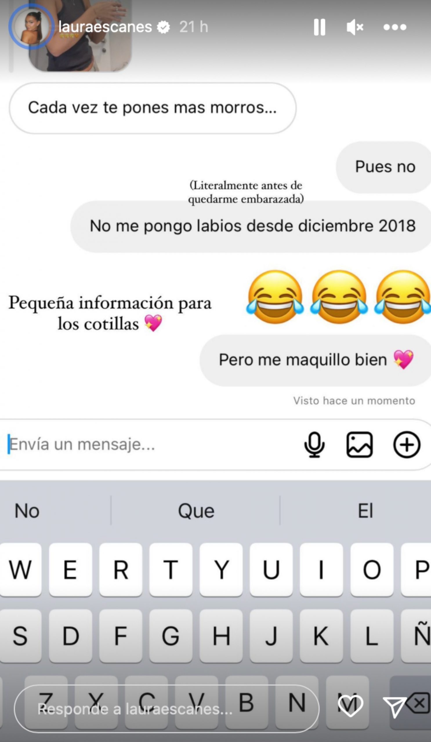 Laura Escanes responde a las críticas en Instagram/ Instagram 