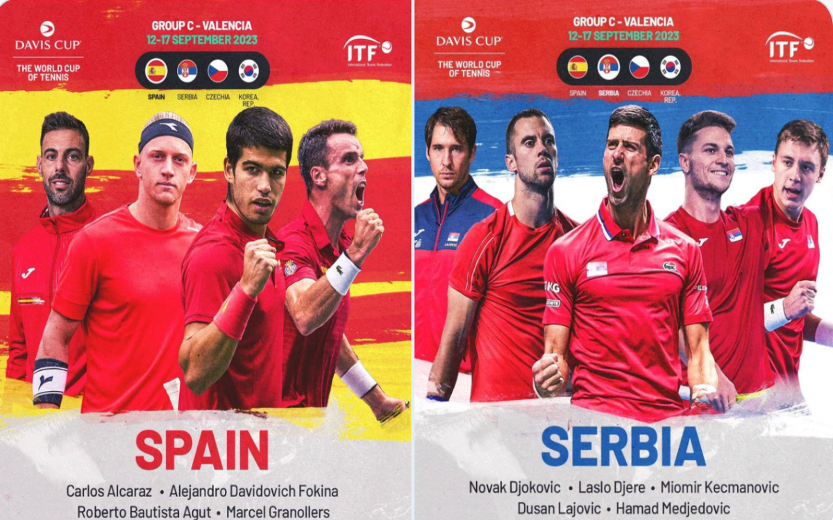 Liderarán Djokovic a Serbia y Alcaraz a España en la Copa Davis | Video