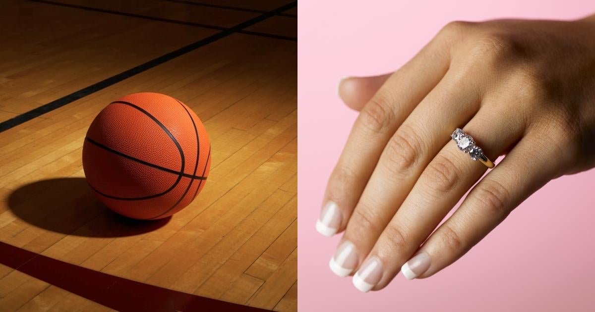 Los compañeros de equipo de baloncesto profesional acaban de comprometerse entre sí