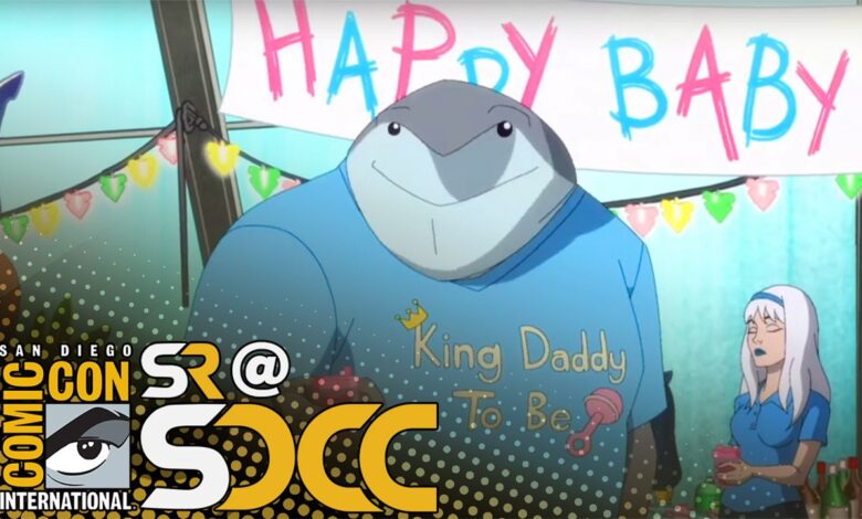 Los fanáticos de King Shark "no se sentirán decepcionados" por Harley Quinn Temporada 4 después de un papel más pequeño en la Temporada 3