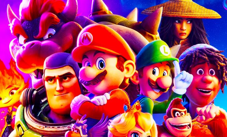 Los planes de franquicia cinematográfica de Nintendo significan que el reinado animado de Disney y Pixar terminará