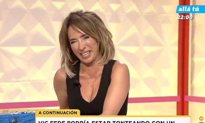 María Patiño mira a cámara, pide un segundo y el resto es historia: "¿Me puedes ayudar?"