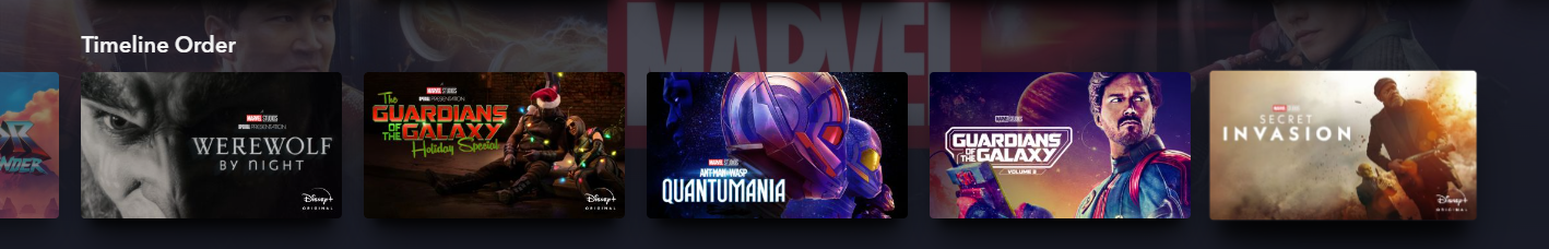 Cronología de MCU Cronología de MCU