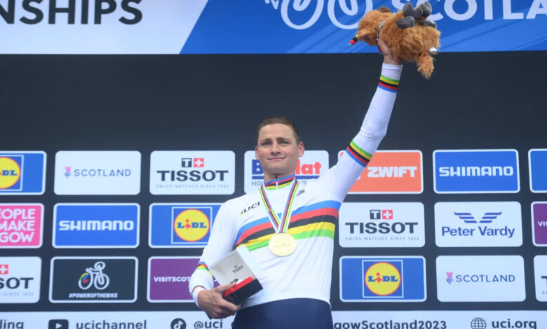 Mathieu Van der Poel se proclama campeón mundial en ciclismo de ruta | Video