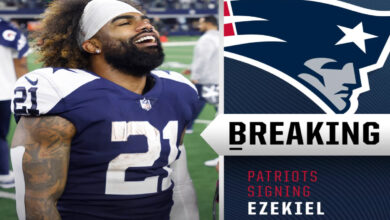 NFL: Ezekiel Elliott, ex Vaquero, firma con los Patriotas | Video