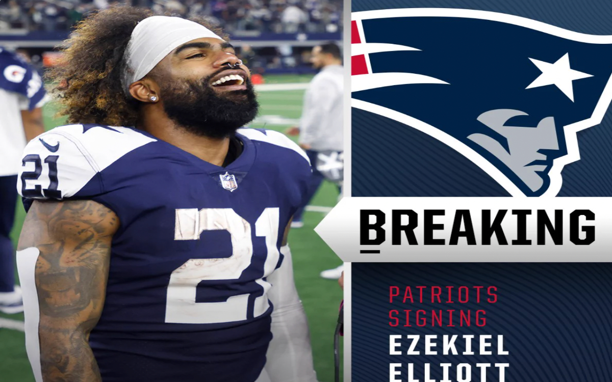 NFL: Ezekiel Elliott, ex Vaquero, firma con los Patriotas | Video