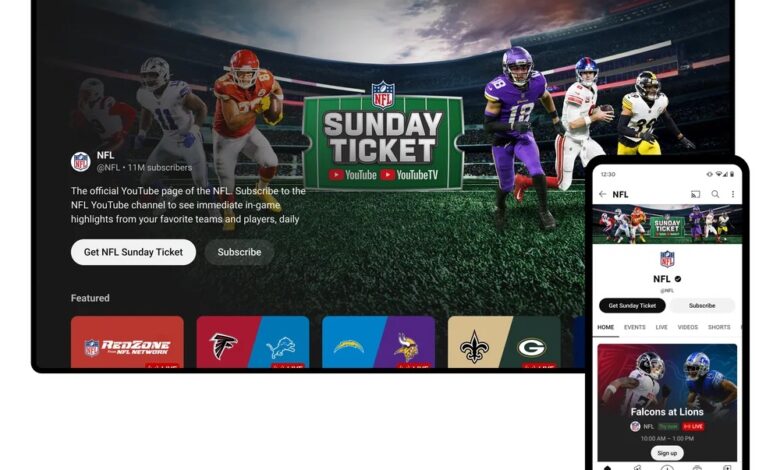 NFL Sunday Ticket tiene planes para estudiantes, facturación flexible, chat en vivo y más