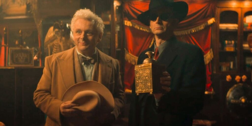 Neil Gaiman revela la nota de estudio de Good Omens que intentó (y falló) lograr