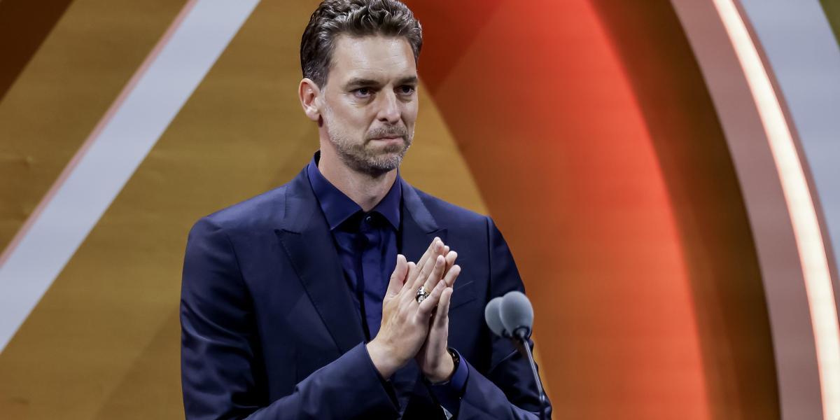 Pau Gasol entra en el Salón de la Fama y su leyenda ya es eterna