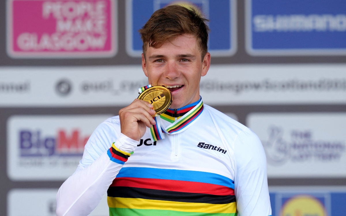 Remco Evenepoel, nuevo campeón del mundo de contrarreloj