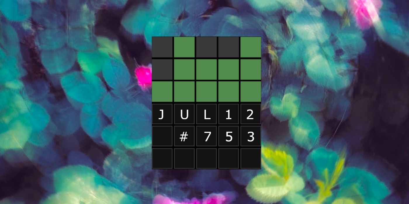 Respuestas y sugerencias de Wordle de hoy para el 12 de julio de 2023 (rompecabezas n.º 753)