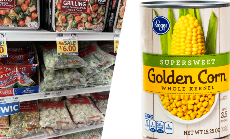 Retiran vegetales congelados de Kroger, Food Lion y Signature Select en Estados Unidos