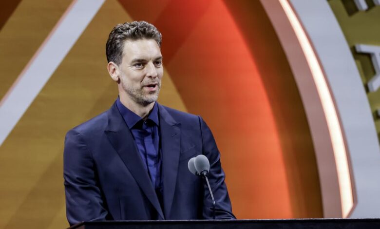 Revive el discurso completo de Pau Gasol en su ingreso al Hall of Fame
