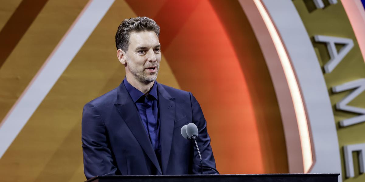 Revive el discurso completo de Pau Gasol en su ingreso al Hall of Fame