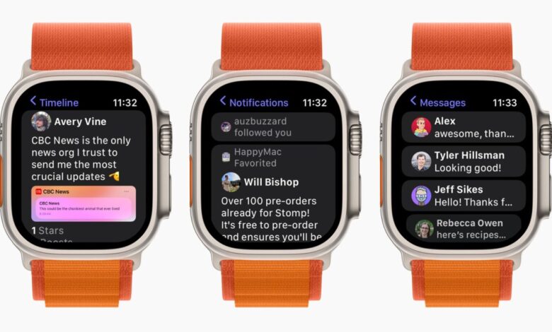 Stomp trae una aplicación Mastodon completamente funcional a su Apple Watch
