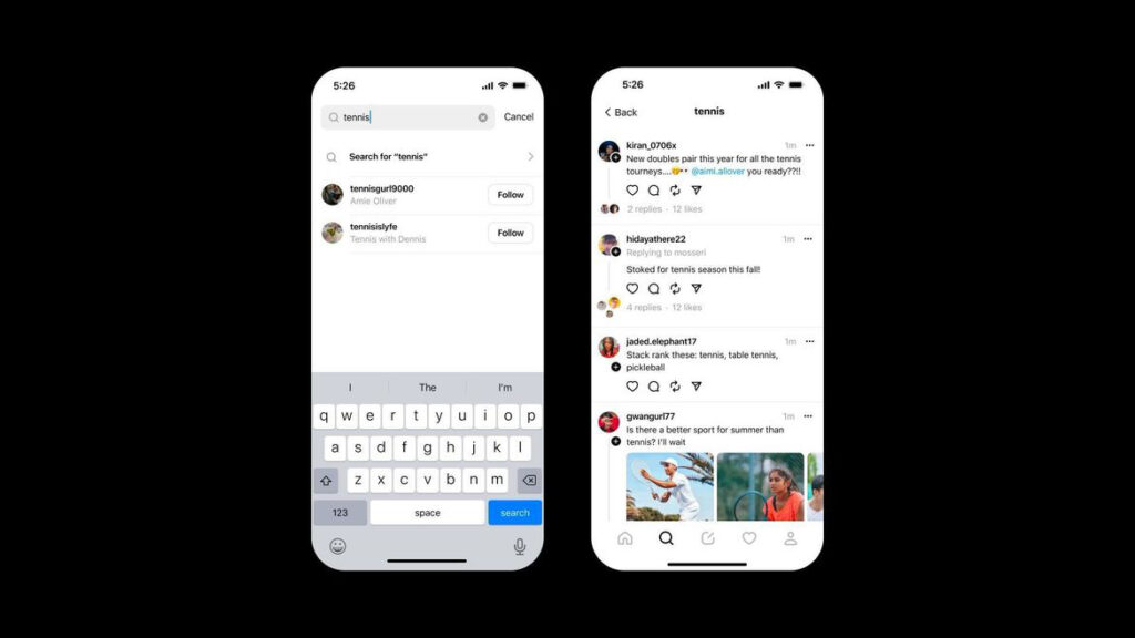 Threads comienza a probar la función de búsqueda en Australia y Nueva Zelanda