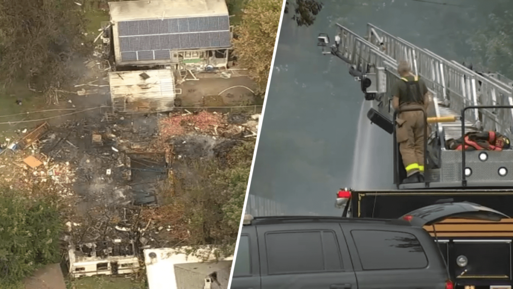 Trágico estallido residencial deja a infante y a mujer con quemaduras y a otros cuatro extraviados