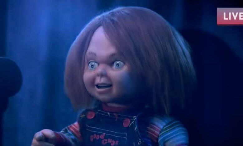 Tráiler de la temporada 3 de Chucky: Killer Doll realiza una conferencia de prensa y revela información sobre nuevos episodios