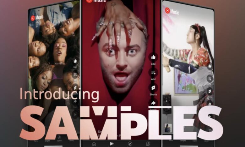 YouTube Music está agregando un feed de video de formato corto 'Muestras' estilo TikTok