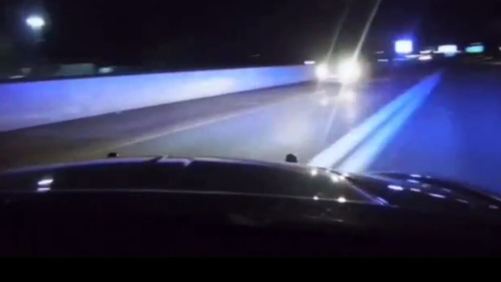 conductor maneja en sentido contrario en la I-15 en Utah