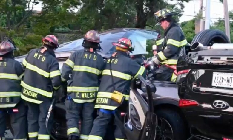 hombre drogado conducía a 120 mph cuando chocó y mató a familia en Massapequa, dice policía